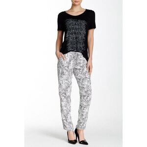 NWT!‎ $395 Haute Hippie Printed Soft Pant Swan Multi [SZ XS] #B395